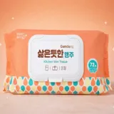 삶은듯한 행주 물티슈 72매 15개(한박스)