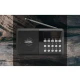 Coms 효도 라디오 USB 휴대용 스피커 블랙 MP3 음악