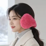 뽀송 털 귀마개(핑크) 겨울용 털귀마개