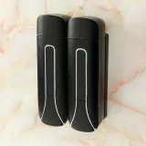클린라인 벽걸이 물비누 디스펜서 2구(300ml) (블랙)