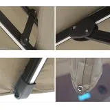 쏠브리즈 태양광 LED 대형 파라솔 3000 받침대 포함