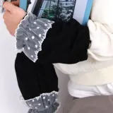 레이스 반토시 블랙 소매오염방지토시