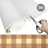 매직크린 잘라쓰는 보온매트 체크사각브라운 150cmx1m