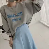 무드 빈티지 내추럴 레터링 맨투맨