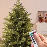 LED 100구 검정선 USB 지네 전구(2.5m) 리모컨포함
