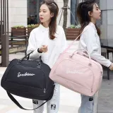 영문 곡선 스포츠 보스턴백