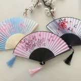 [GS마켓] 매화 수묵화 접이식 전통부채 휴대용 대나무부채