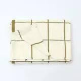 뽀송데이 30수 코튼 바스타월 70x140cm 체크 화이트