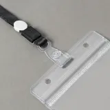 PVC 이름표 명찰케이스 50p세트(블랙) 출입증케이스