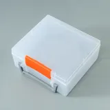 멀티 손잡이 투명 플라스틱 수납케이스 사무용품보관