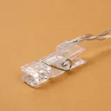 30구 LED 클립 집게 전구(4.8m) (웜색) 사진집게
