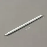 더슬림 유성볼펜(화이트) 1.0mm 검정볼펜