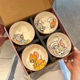 고양이와 쥐 밥그릇 가정용 아동 큐티 캐릭터 도자기 식기 세트 집들이 선물
