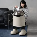 스페이스워커 쓰레기통 2중 구조 냄새차단 휴지통 거실 주방 사무실 20L