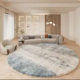 북유럽풍 사계절 미끄럼방지 원형 러그D-2(120CM)