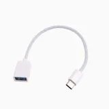 Coms USB 3.1 C타입 OTG 변환 젠더 15cm 화이트