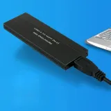 USB 외장 케이스 SSD 초소형 M.2 (NGFF) 블랙