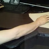 팔 손목거치대 블랙 책상손목받침대 마우스팔받침 마우스손목쿠션 책상팔꿈치패드 팔꿈치패드