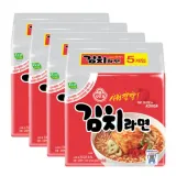 오뚜기 김치라면 5개입 x 4팩(총20개입)