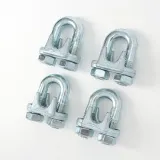 와이어 클립 4p세트(20~21mm) 로프클립 U형볼트