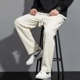 남성 밴딩 팬츠 기모 스트링 바지 2컬러 데일리 웨어