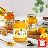 고흥 유자즙 농협직접생산 생강청 꿀유자차 1kgx2병