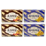 크라운제과 초코하임 142g+화이트하임 142g 각2개