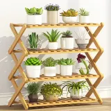 대나무 인테리어 화분진열대 ver12(70cm)(4단)