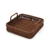 베스트 사각 라탄짜임 트레이(22cm) 소품 라탄바스켓