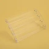 스탈리나 아크릴 4단 매니큐어 진열대 계단식정리대