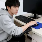 책상 팔받침대 손목 거치대 팔걸이 컴퓨터 책상용 팔꿈치 지지대 사무실 PC 작업용