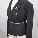 큐빅 자켓벨트 레이어드 벨트 악세서리