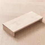 고무 나무 모니터 받침대 원목 모니터 받침대 데스크 컴퓨터 거치대 스탠드 책상 높이 데스크탑 정리대