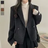 모직 코트 가을 겨울 베이직 미디 기장 기본 라인 아우터