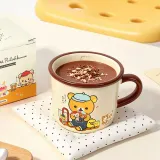 리락쿠마 투톤 머그컵 400ml-브라운