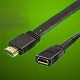 HDMI FLAT 연장 케이블 2m M F 타입 평면형