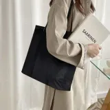 숄더백 블랙 스트랩 가방 데일리 직장인 대학생 심플 핸드백