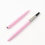 더슬림 유성볼펜(핑크) 필기볼펜