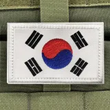 태극기와펜 diy 자수 태극마크 태극기 패치 DD-12879