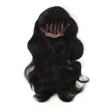 빌드펌 웨이브 긴머리 통가발(블랙)