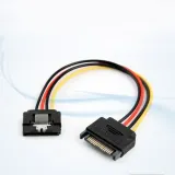 PC 파워 SATA 전원 연장 케이블 전원 연장선 15핀20cm
