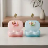 강아지 휴대용 렌즈케이스 세트