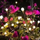 10구 LED 태양광 반딧불 정원등(웜색) 무선 잔디등