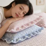 면 광목 워싱 누빔 순면 소재 침실 침구 50x70