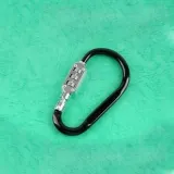카라비너(D형 스틸 Number Lock (11cm)