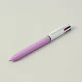 컬러풀 4색 볼펜(퍼플) 학생볼펜