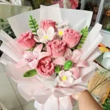 모루 꽃다발 키트 졸업식 재료 만들기 입학식 DIY 부자재
