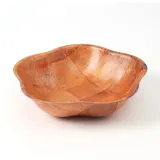 네츄럴 꽃모양 우드볼(26cm) 과자접시