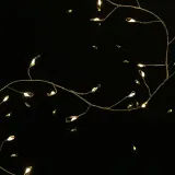 LED 1000구 실버선 지네 지니전구 25m 웜색 트리조명