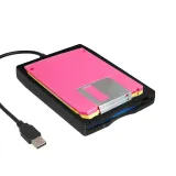플로피 핑크색 외장 드라이브 리더기 USB 노트북 컴퓨터 디스켓